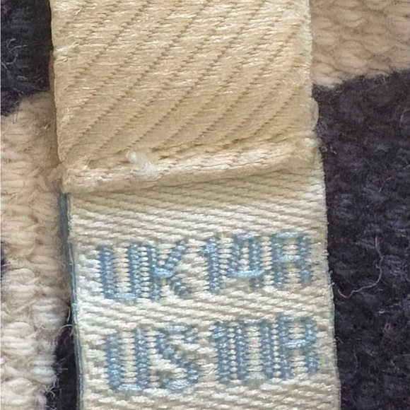 Boden Navy/ Ivory Stretchy Cotton Knit A-Line Mini Skirt. Inverted Front Pleat - Picture 9 of 15